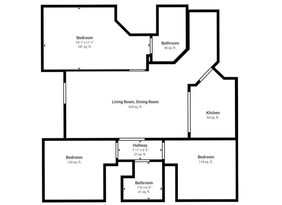 Condo, 3 Bedrooms | Floor plan