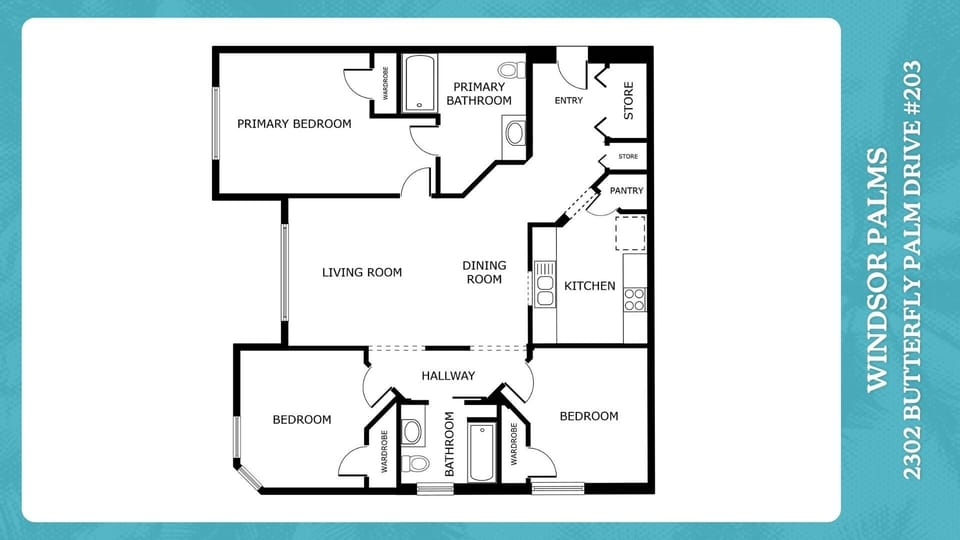 Condo, 3 Bedrooms | Floor plan