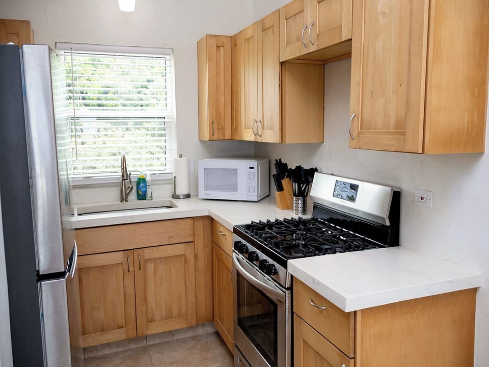 Another view of the kitchen