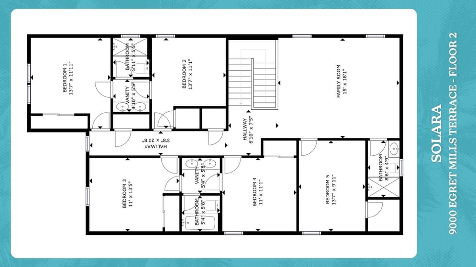 House, 6 Bedrooms | Floor plan