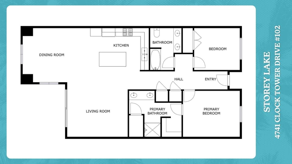 Condo, 2 Bedrooms | Floor plan