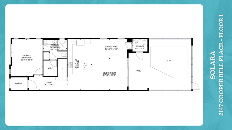 Townhome, 5 Bedrooms | Floor plan