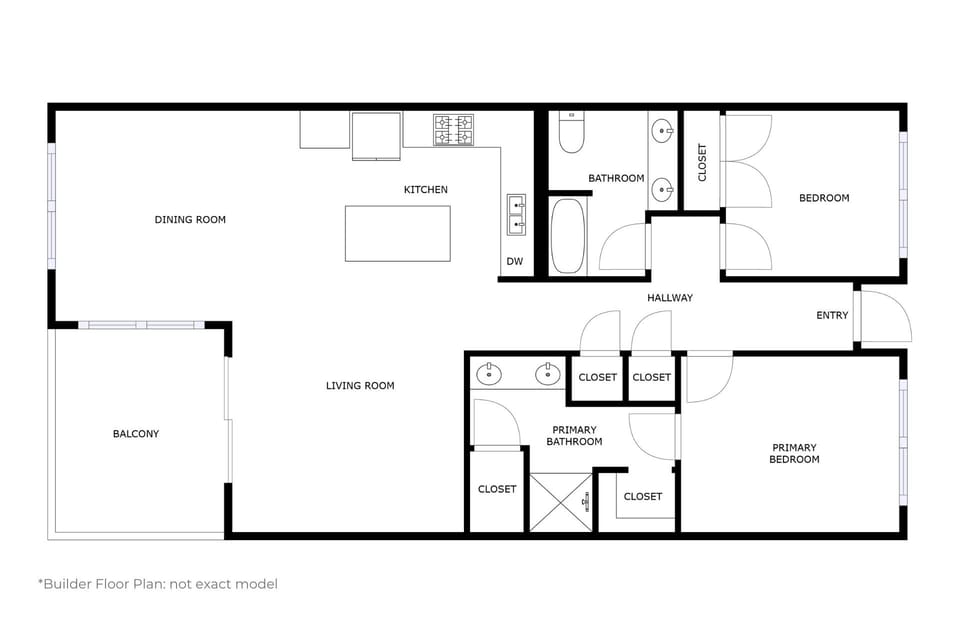 Condo, 2 Bedrooms | Floor plan