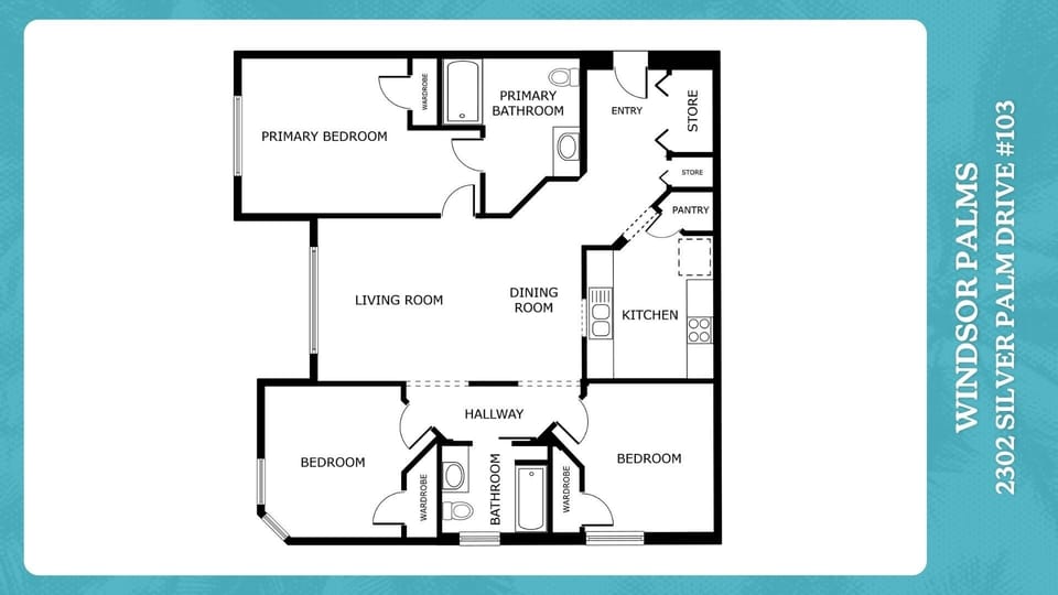 Condo, 3 Bedrooms | Floor plan