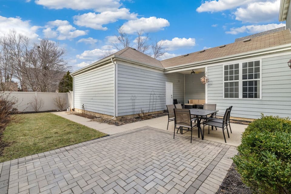 Comfortable patio designed for relaxation