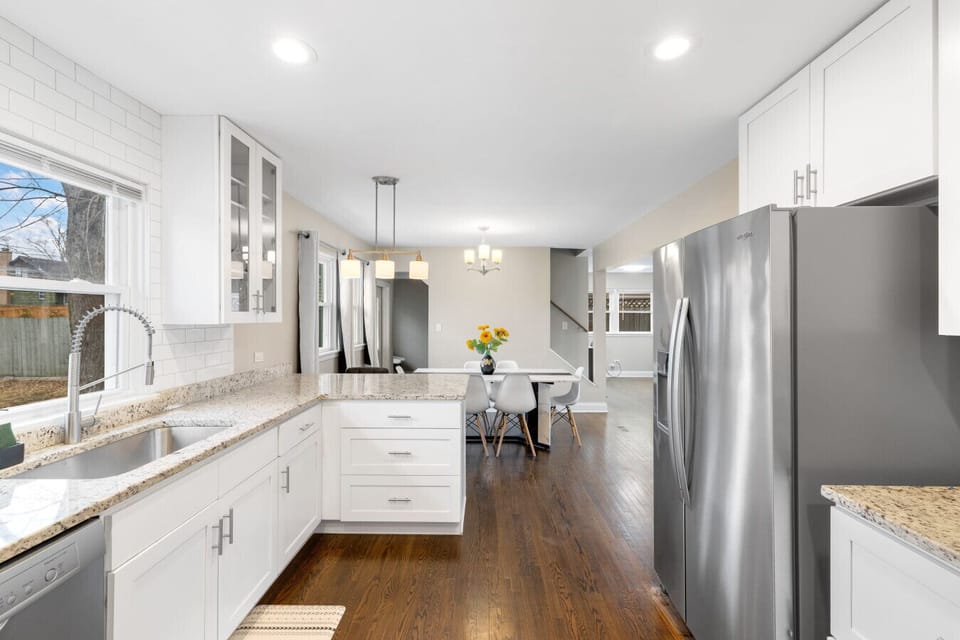 Thoughtfully designed kitchen for easy meal preparation