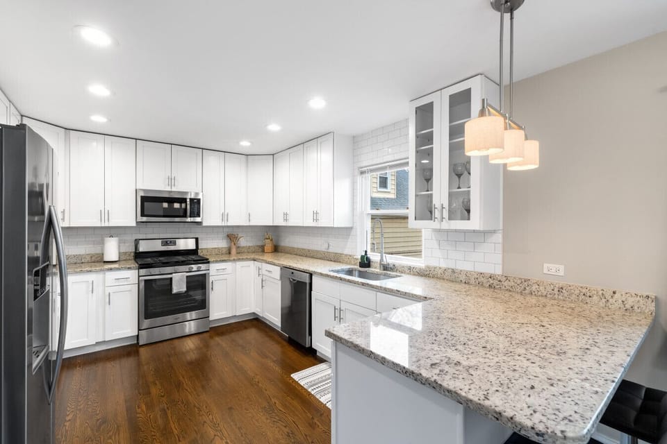 Thoughtfully designed kitchen for easy meal preparation