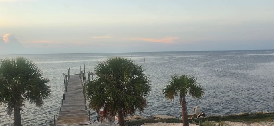 Center view from deck