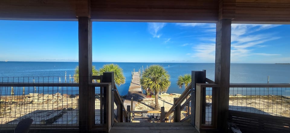 View from deck