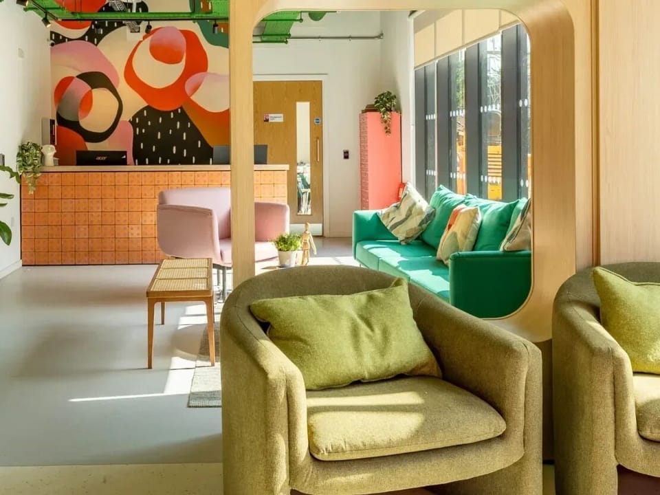 Lobby sitting area