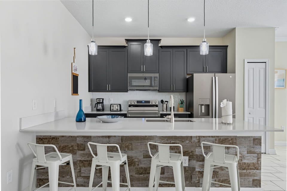 Villa (5 Bedrooms) | Private kitchen | Microwave, oven, highchair, blender