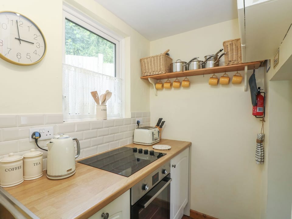 Fridge, microwave, dishwasher, toaster