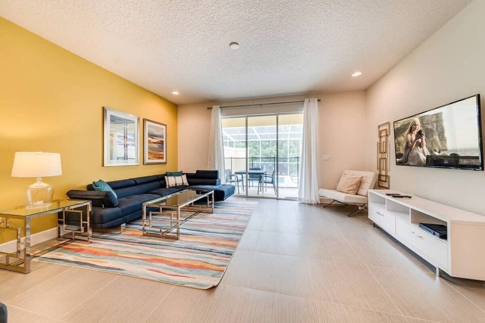 Villa (3 Bedrooms) | Living area | 42-inch Smart TV with cable channels