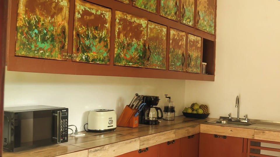 Deluxe Apartment, Courtyard View | Private kitchen