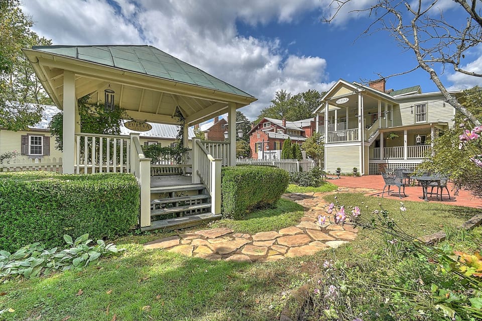 Retreat to the covered gazebo with a beverage and a great book!