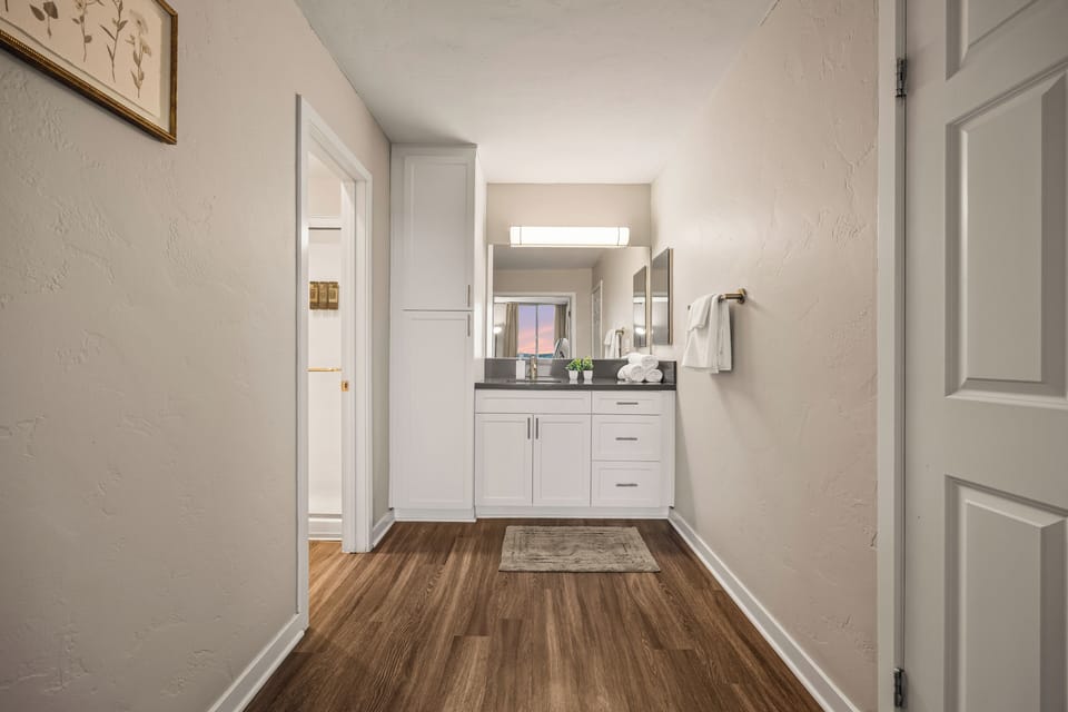 Bright bathroom designed for comfort and convenience during your stay.