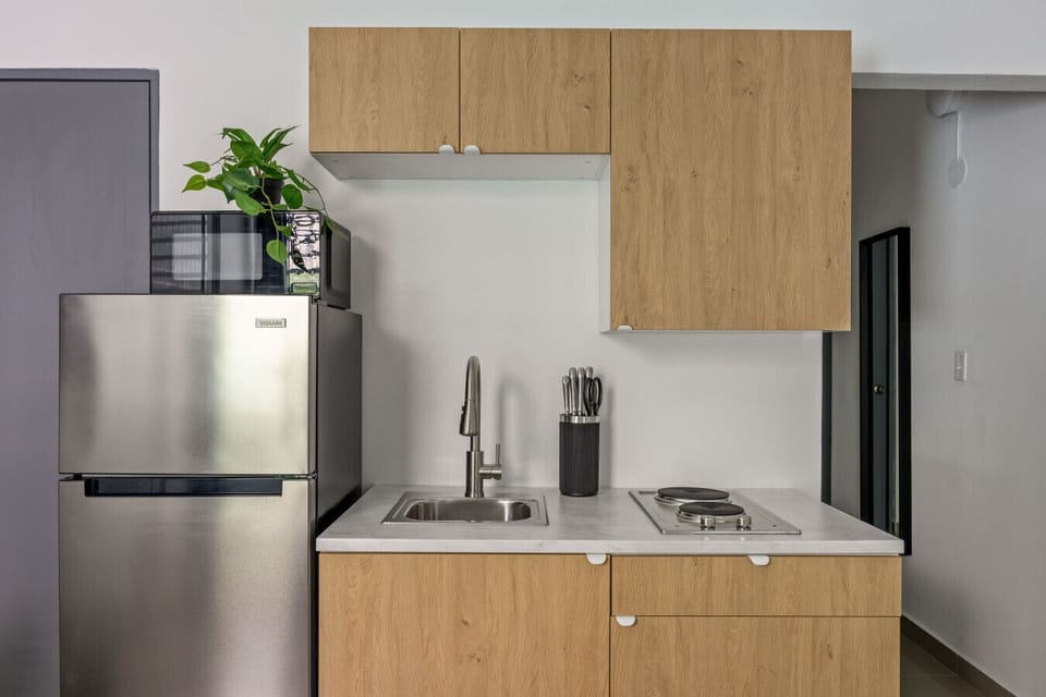 Equipped kitchenette