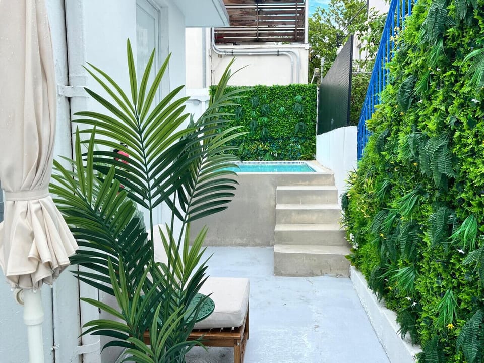 Relax by our pool, shared with other guests