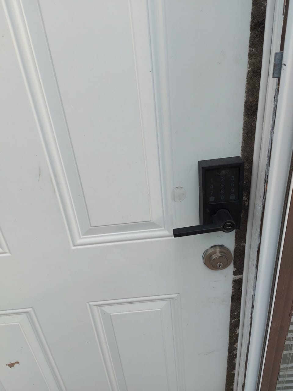Self Check in Code Entry Door 