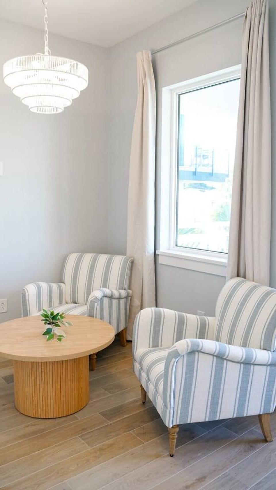 Charming space for reading or morning coffee