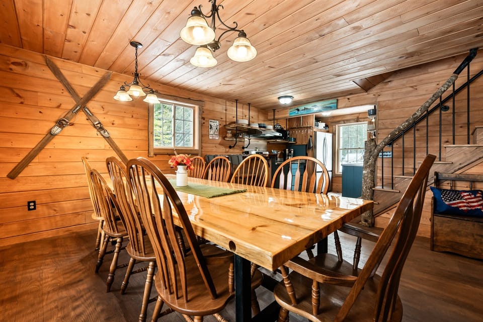 Dining area with searing for 10