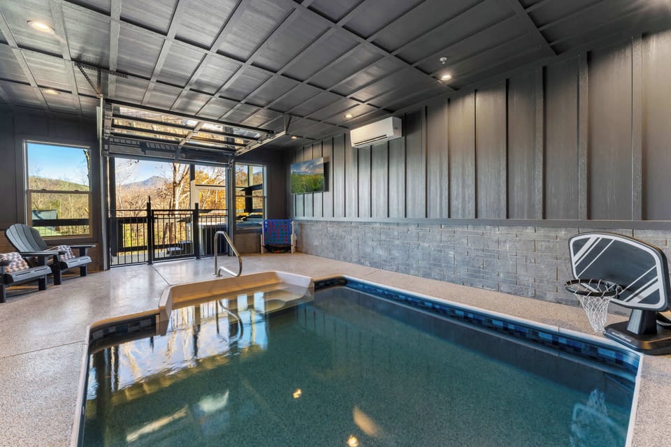 Take a splash in your own private indoor pool!  It is heated year round to 82-84 degrees to ensure your comfort