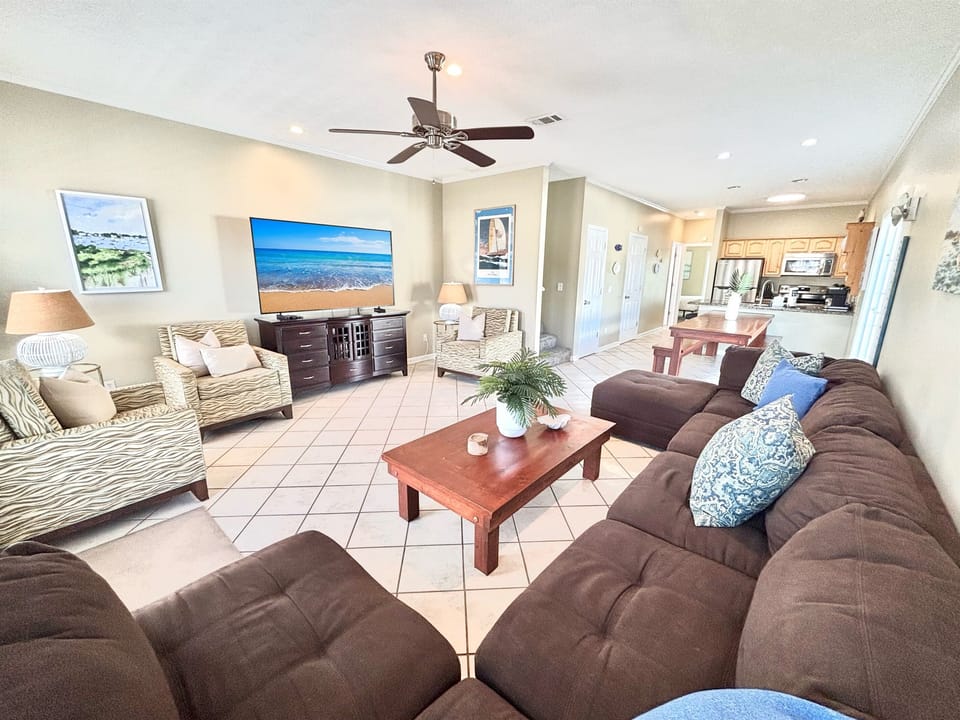Open concept layout