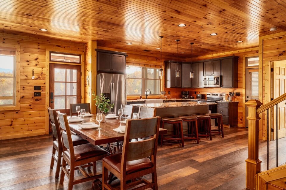 Open concept Dining/Living/Kitchen