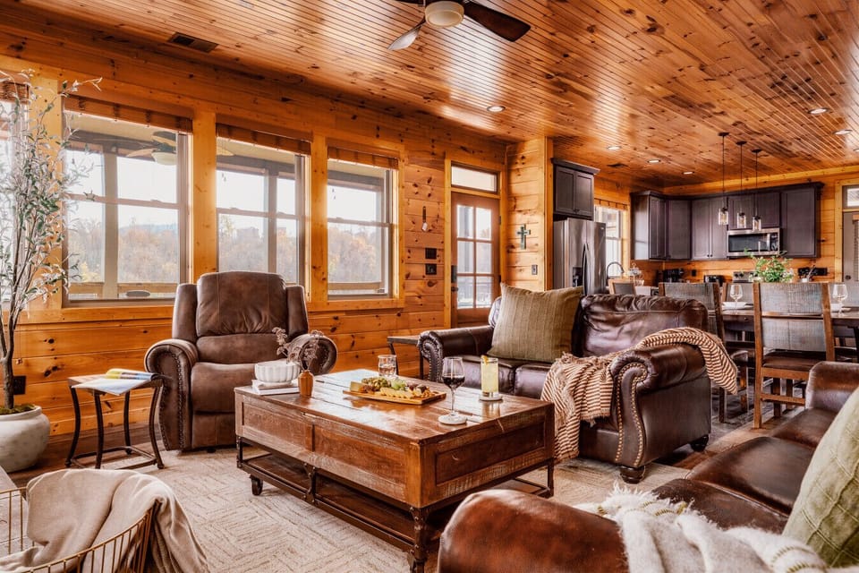Gather with friends and family in the living area
