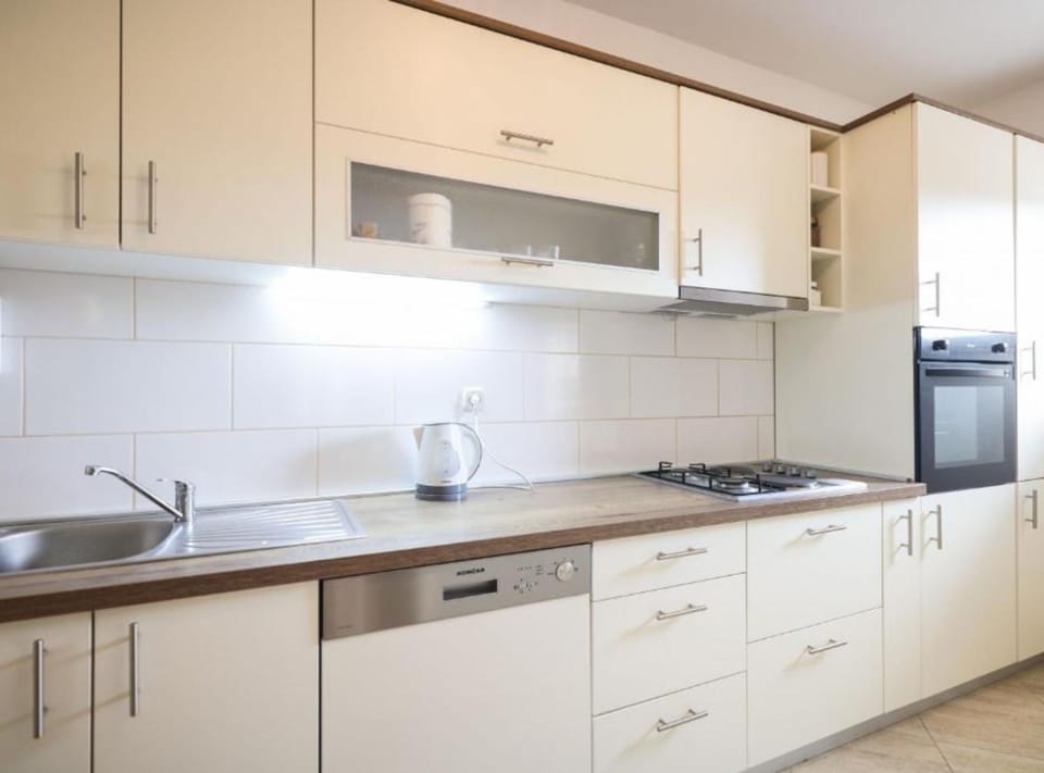 Villa (Three bedroom villa with pool) | Private kitchen | Fridge