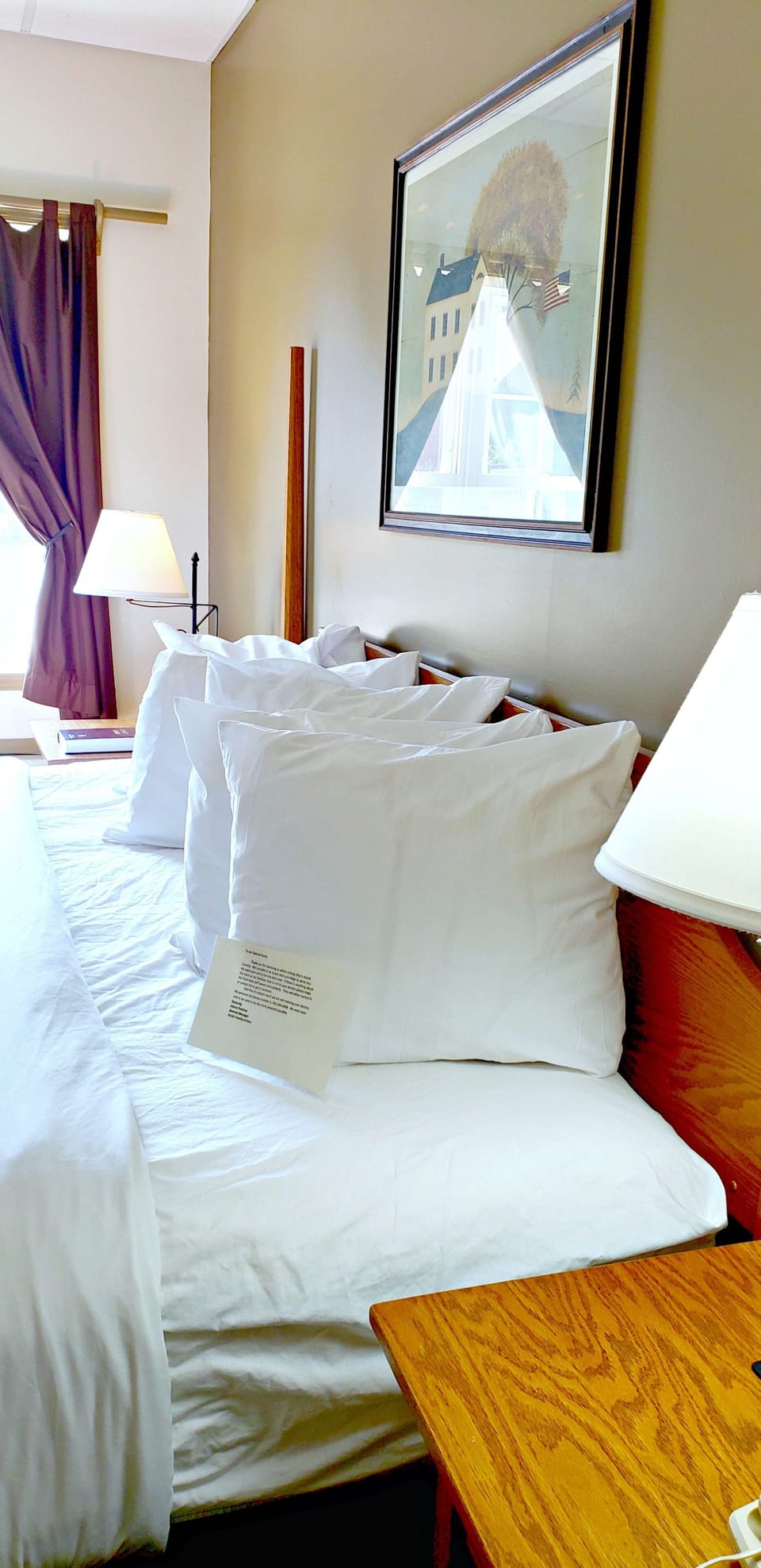 Premium Room, 1 King Bed, Accessible, Ground Floor | Desk, laptop workspace, blackout drapes, iron/ironing board