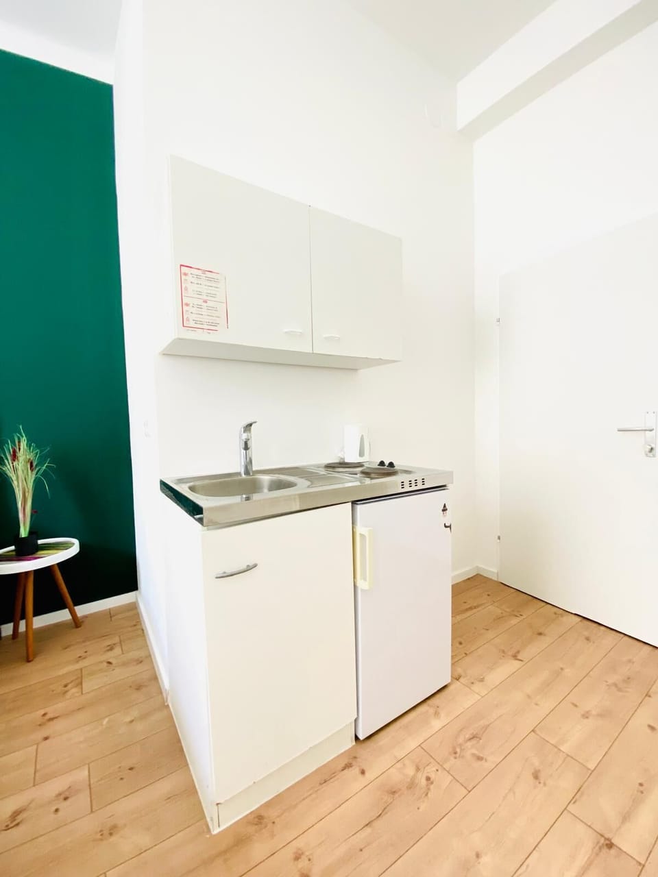 Basic Apartment | Private kitchenette | Fridge, stovetop