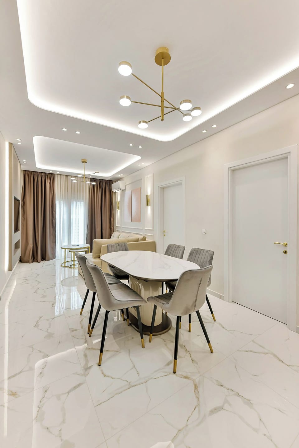 Apartment, 3 Bedrooms | Living area | Flat-screen TV