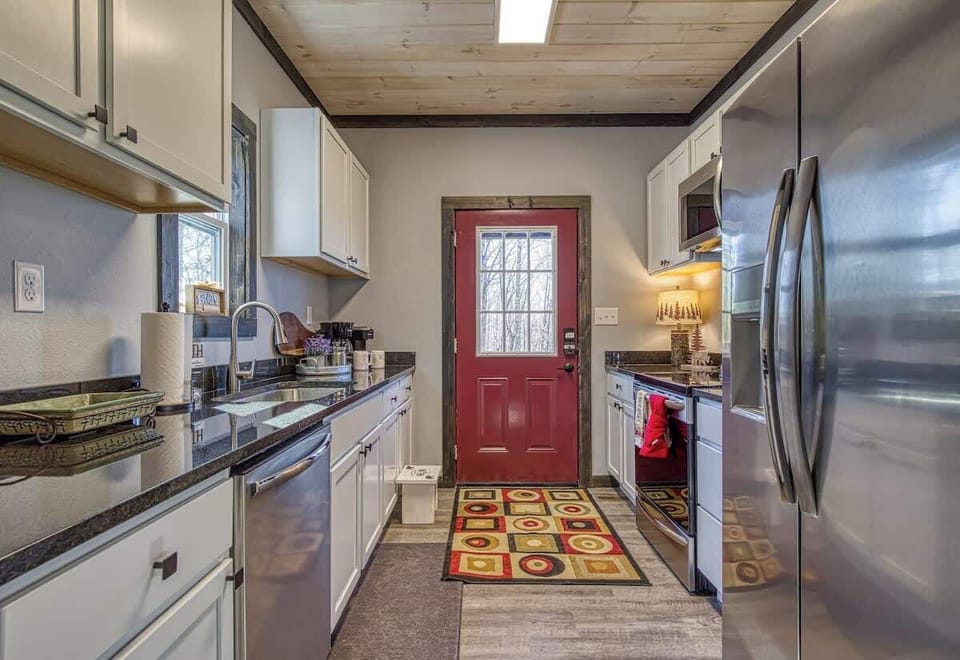 Fully equipped kitchen ready for home-cooked meals.