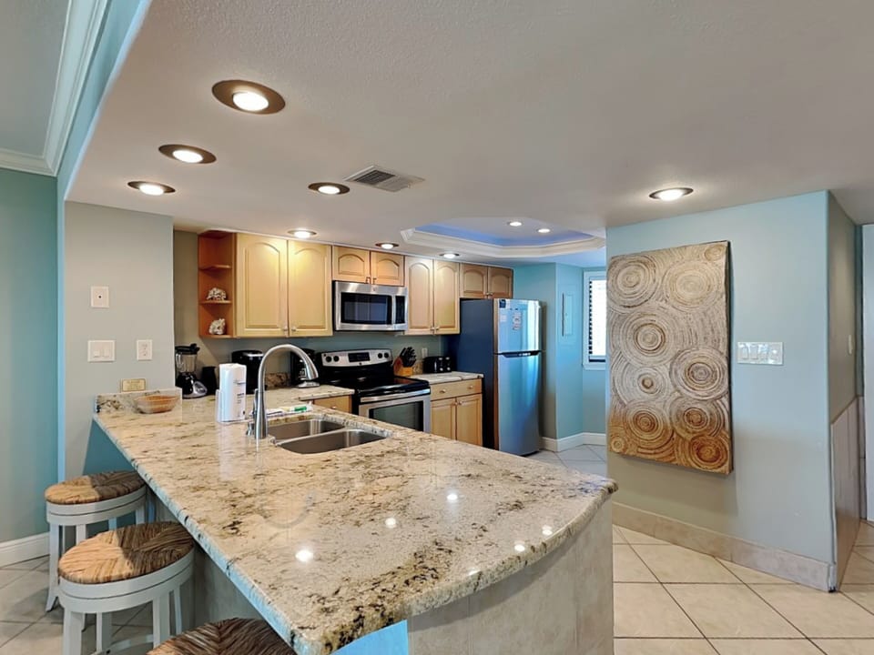 Kitchen with Bar Seating
