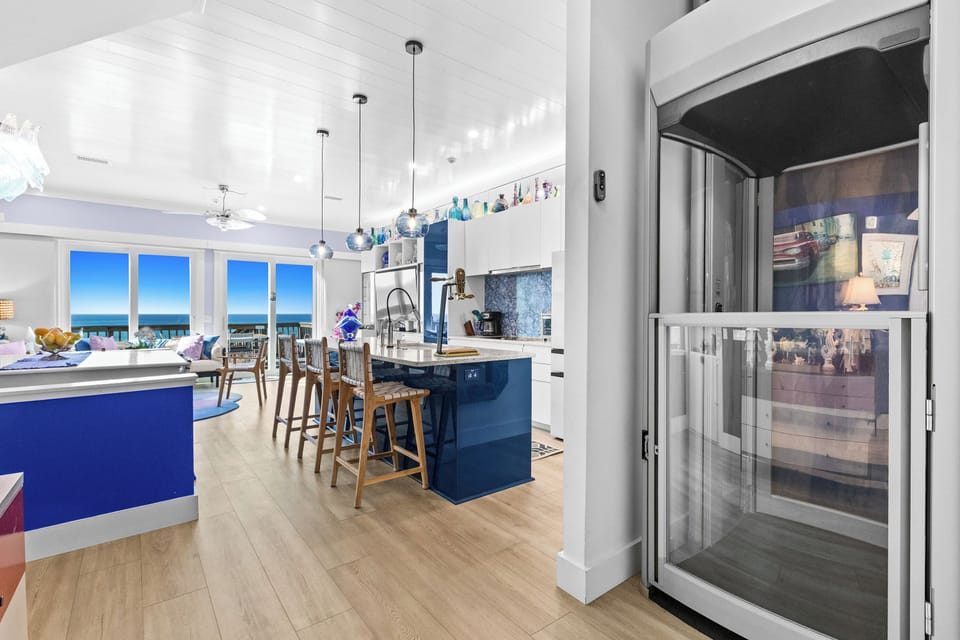 Gulf views throughout the home