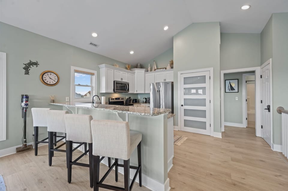 Dining and kitchen area