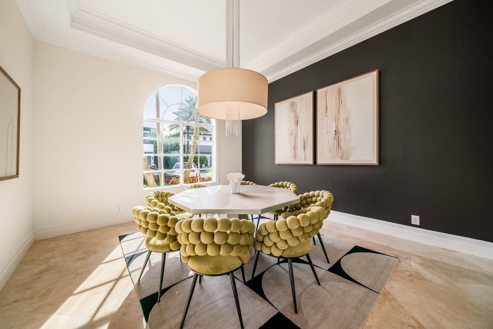 Formal dining area, off main living room