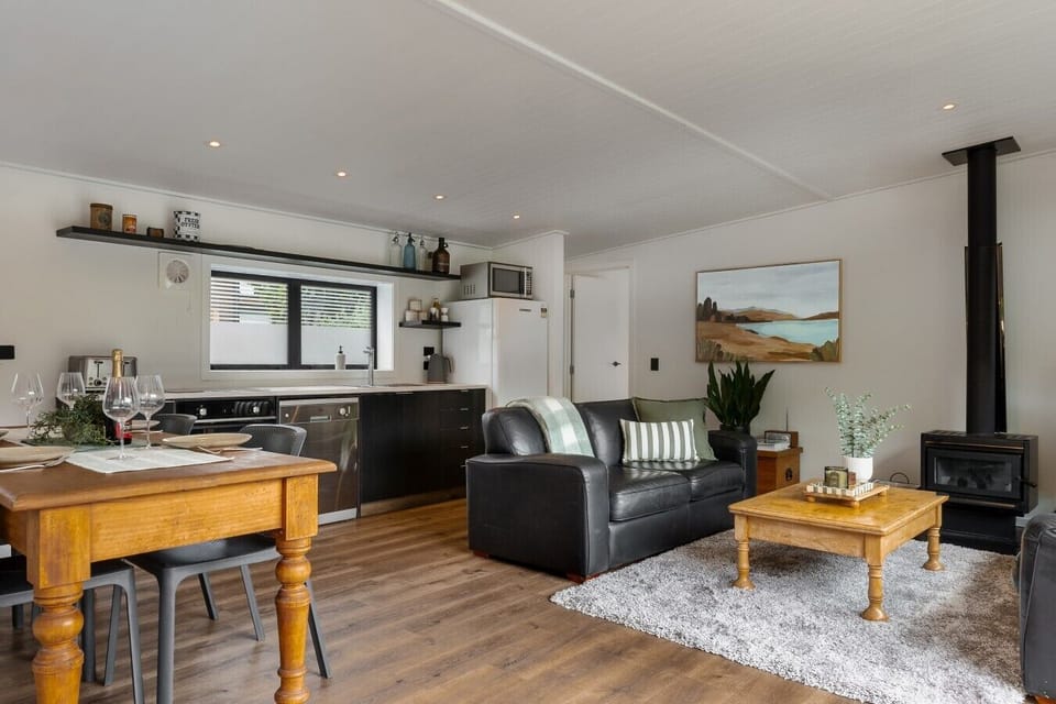 Dining area and kitchen