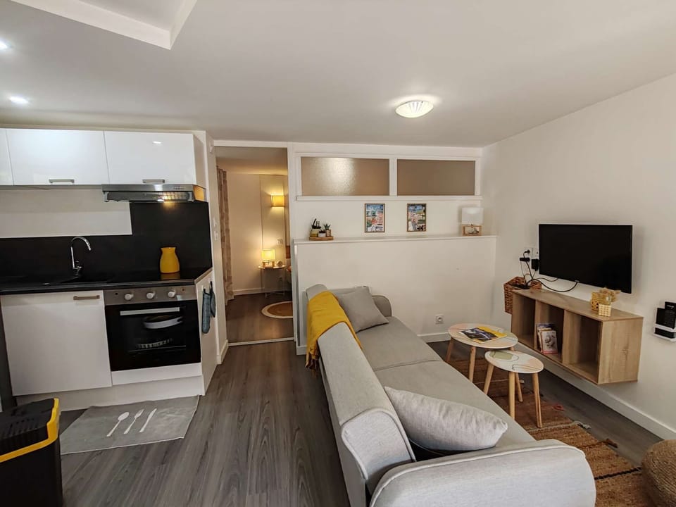 sitting/kitchen area