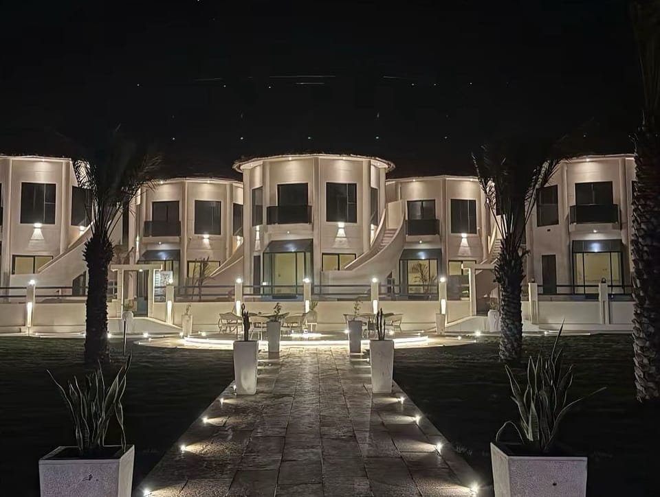 Front of property - evening/night