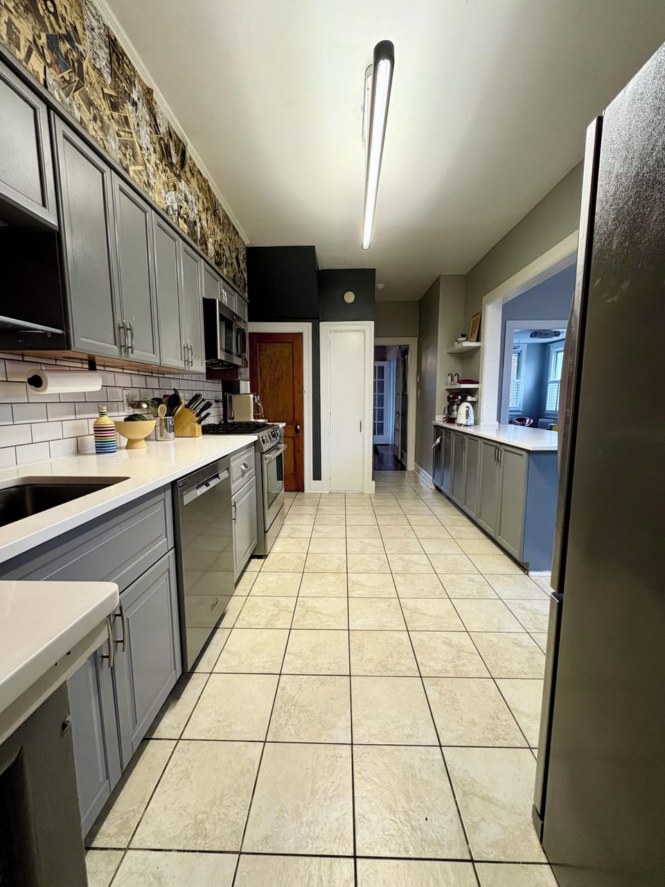 Kitchen view from back