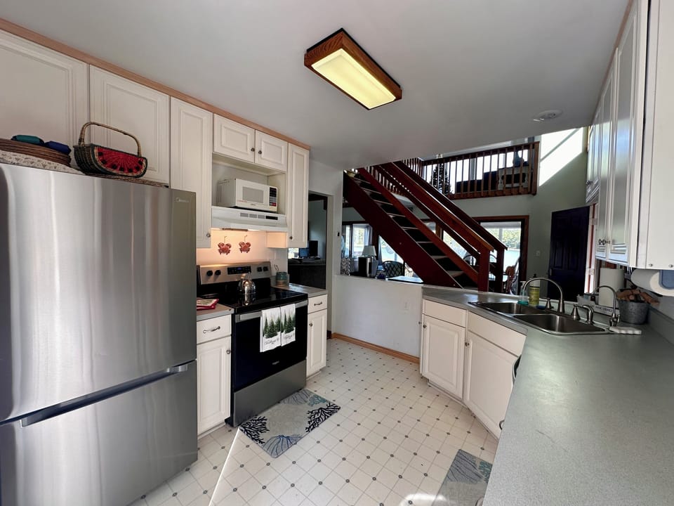 Kitchen with updated appliances