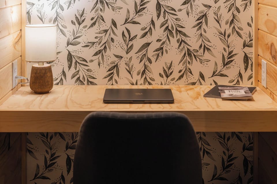 Dedicated Workstation Nook A quiet, private desk space—perfect for remote work or study during your stay.