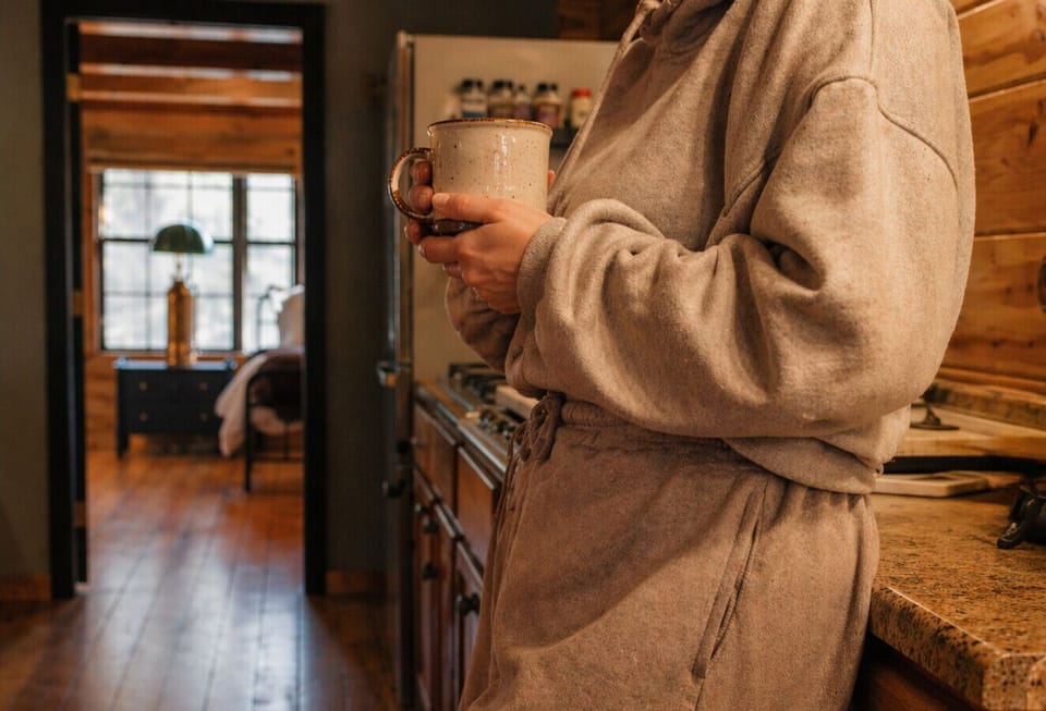 Slow mornings start here. Coffee in hand, nowhere to be, and the quiet comfort of a space that lets you take your time.
