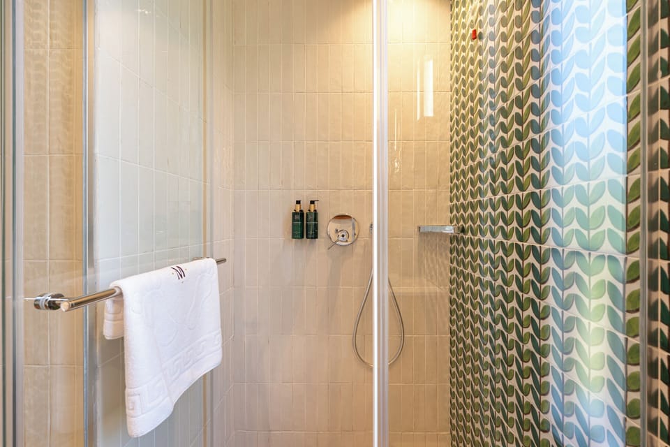 Standard Double or Twin Room | Bathroom | Shower, hair dryer, slippers, towels