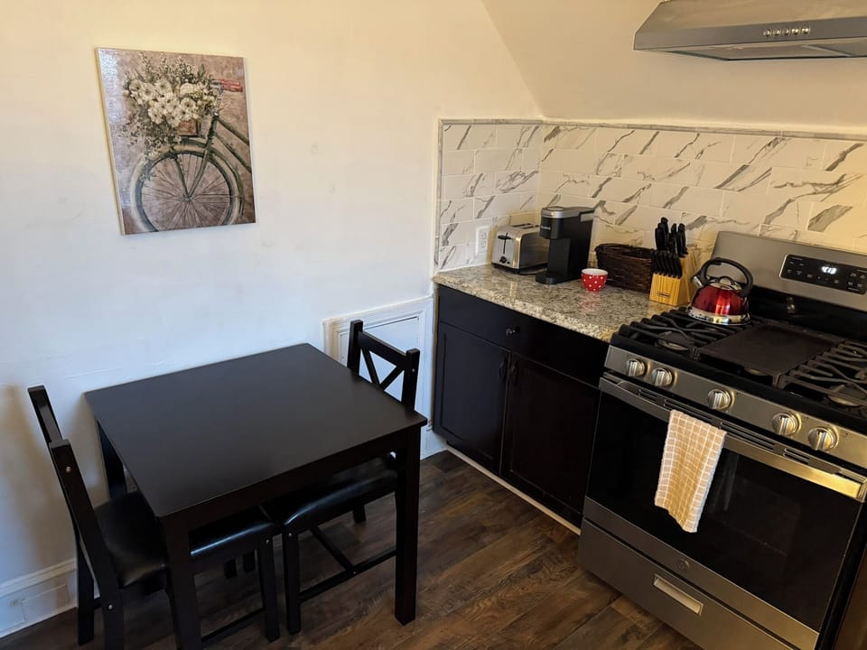 Kitchen with table