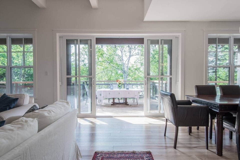 This is what you see when you enter the house.  Perfect for outdoor dining.  
