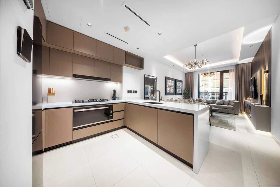 Modern kitchen with all essentials for your stay