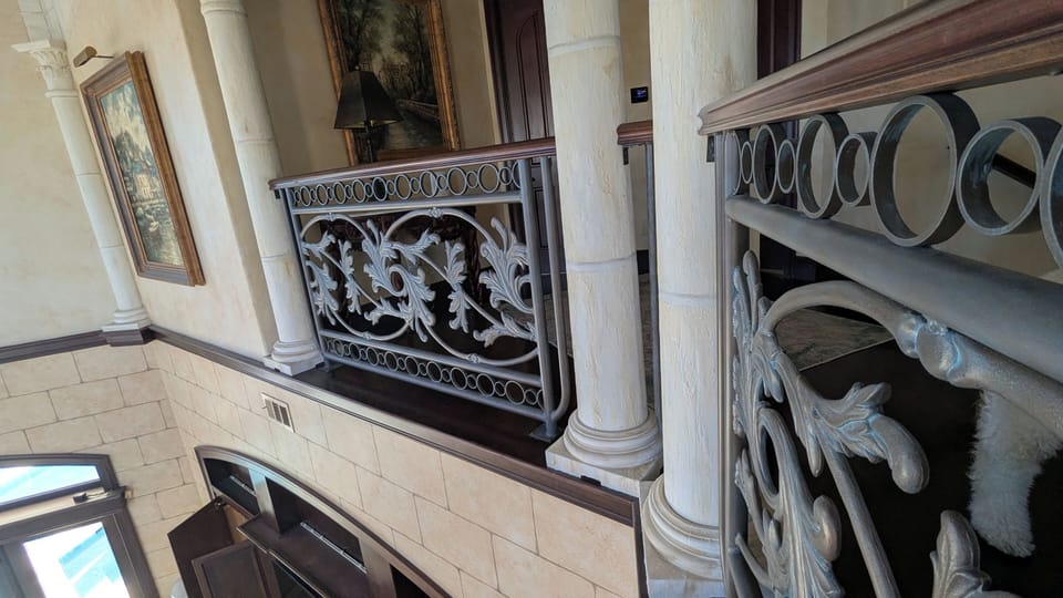 2nd and 3rd floor railings design